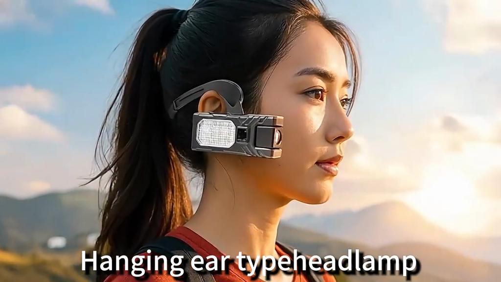 Sensor Ear Headlamp Rechargeable Led Flashlight COB Headlight with Magnet Headtorch Outdoor Waterproof Camping Fishing Lantern