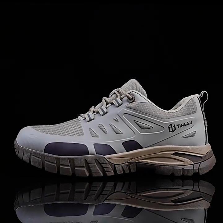 Protective Work Safety Shoes Anti-Smash Breathable Work Sneakers Steel Toe Indestructible Shoes Male Protective Shoes