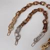 New Fashion Woman Bag Accessory Detachable Part Replacement Chain Leopard Gold Silver Acrylic Strap Women Shoulder Handle Chain