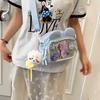 Bear Ears Small Shoulder Bag With Soft Nylon Material For Daily Fashion