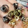10pcs Brass Rivet Studs Screw Back Round   Leathercraft Parts
