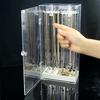 Vertical Rotating Jewelry Box Transparent Acrylic Jewelry Box Organizer for Women Storage Container Holiday Gifts Packing