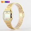 Men's Digital Watch SKMEI Square Retro Stainless Steel 1123