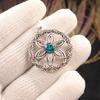 Apatite Gemstone 925 Sterling Silver Handcrafted Pendant 1.48" Gift For Sister CP-29-11