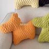 Animal Plush Cushion With Solid Color Design For Living Room Decor