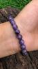 8mm Natural Lepidolite Gemstone Unisex Beads Jewelry Handmade Good-Luck Bracelet For Birthday Gift RBB-27