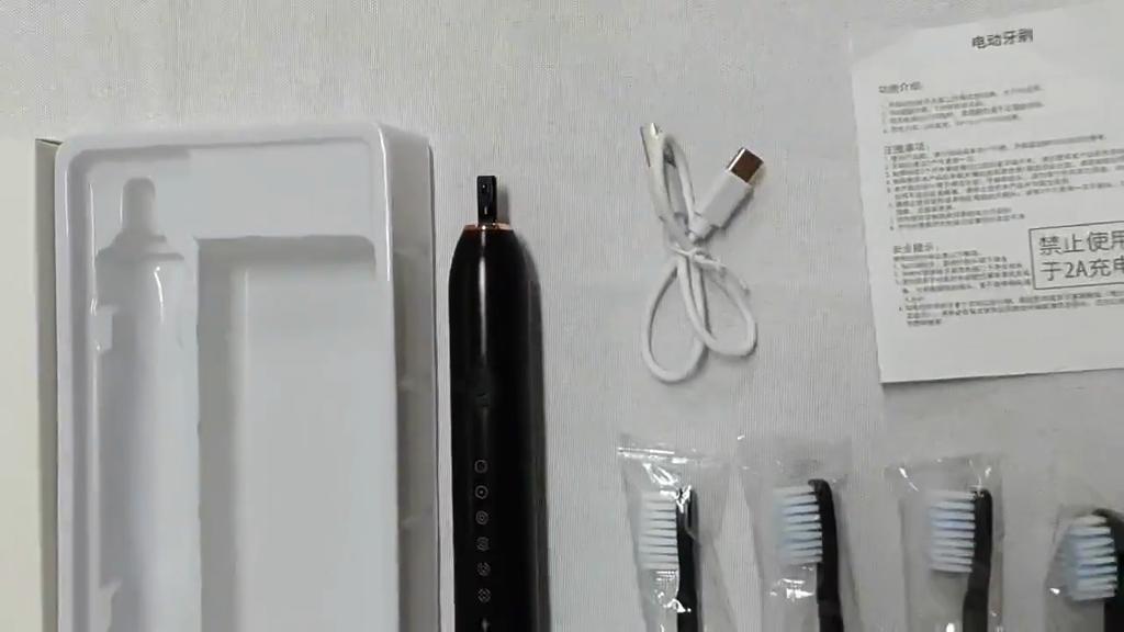Electric Ultrasonic Toothbrush Six Speed Mode Home Soft Hair USB Charging Waterproof Adult Tooth Cleaner Automatic Couple Set