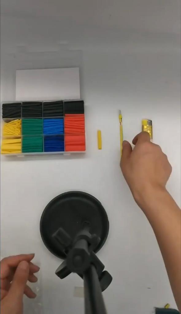 Heat Shrink Tube Kit Thermoresistant Tubing Heat Shrink Wire Wrapping Electrical Connection Cable Insulation Sleeved Protecter
