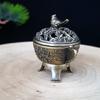 A Sandalwood Incense Holder Featuring a Magpie Design Perfect for Office Use Camping Gardens Patios And Candlelight Dinner Home Decor