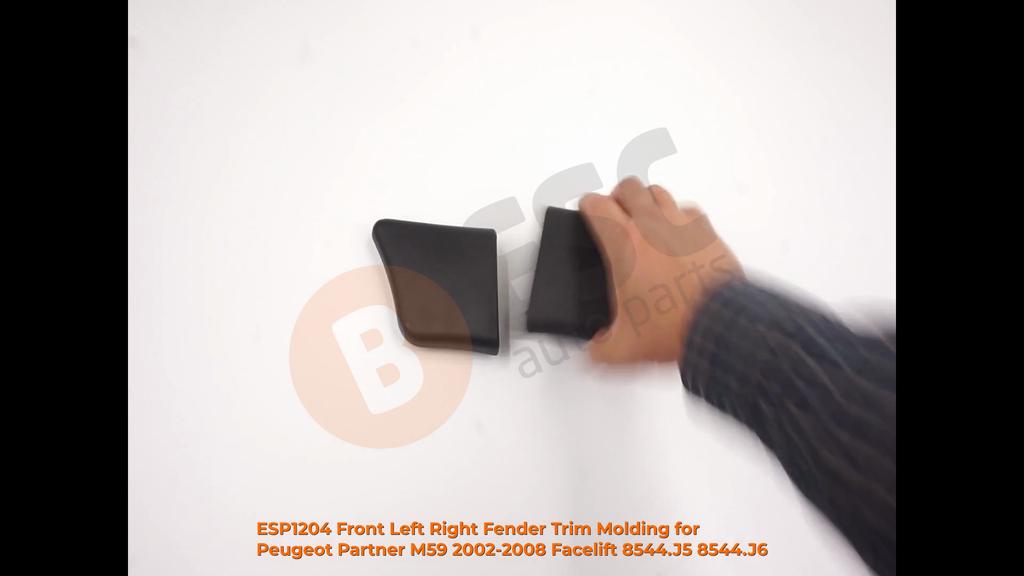 ESP1204 Front Left Right Fender Trim Molding for Peugeot Partner M59 2002-2008 Facelift 8544.J5 8544.J6