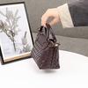 New woven Longxiang dumpling bag, hand-woven bag, large-capacity commuting versatile portable messenger bag