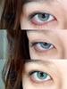 MillCreek  2pcs/Pair Color Contact Lenses With Grade 0-8.00  Miopia Cosmetics Contact Lenses Green 14.2mm Natural Grey Annual Use WT: 38%