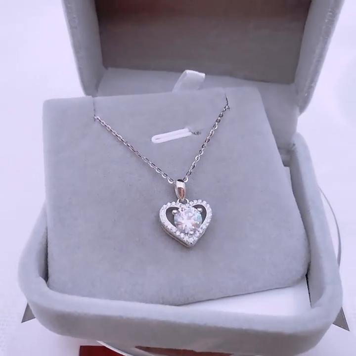 Tancise S925 mincovní stříbro moissanite luxusní osobní přívěsek náhrdelník dámský klasický přílivový náhrdelník párty dárek