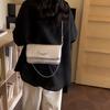 Yogodlns New Luxury Square Bag, Chain Strap Vintage Adjustable Shoulder Crossbody Bag, Minimalist Purse for Daily Use Women Bag