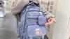 Large Capacity Backpack Ridge Protection Backpack For Middle School Students Letter Printed Schoolbag