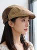 Minimalist Retro Womens British Style Newsboy Cap With Adjustable Fit For Casual Summer Wear