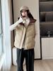 Fashion Winter Sleeveless Vest Woman Warm Outerwears Hooded Casual Thick Women's Jackets
