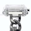 CIGA Design Mechanical Watch  Shine Ice Beauty Full Transparent Gemstone Crystal Women's Watch Square Fashion Women's Watch