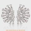 Elegant Geometric Water Crystal Earrings For Women Bridal Jewelry Gift