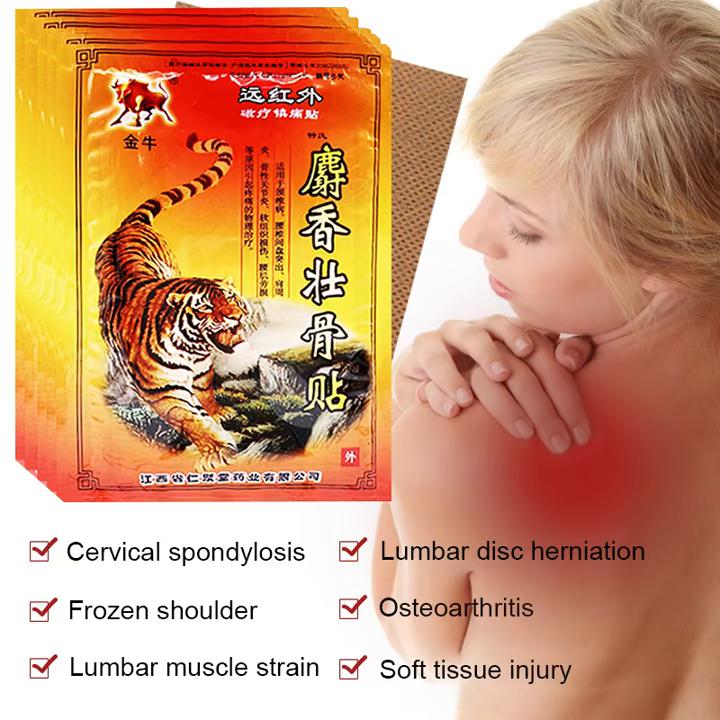 Tiger Balm Pain Relief Patch Chinese Treat Rheumatoid Arthritis Cervical Lumbar Spine Joint Sprain Sticker