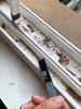 10/1  Window Track Cleaning Brush Detachable Door and Window Eaves Brush,Glass Corner Cleaner,Plastic Edge Gap Cleaner That Does Not Require Charging