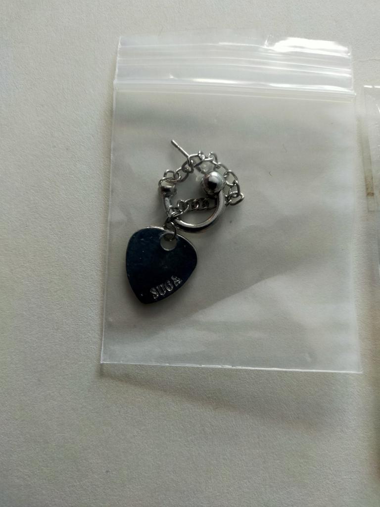 Buy Kpop Idol Suga Agust D Tour 'D-Day' Earring Set Guitar Pick
