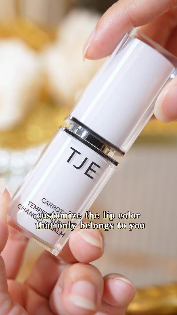 TJE Carrot Color Changing Lipstick 3.3g Hydrating Moisturizing, Anti-cracking and Brightening Lip Color Healthy Lipstick