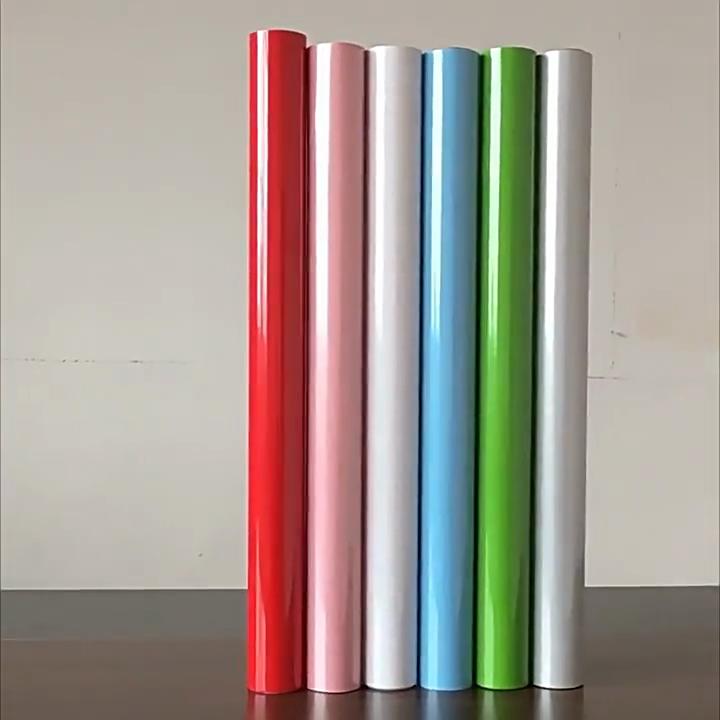 Thicken PVC Stoving Varnish DIY Self Adhesive WallPaper Furniture Renovation Stickers Kitchen Waterproof Decorative Film