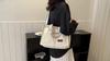 Yogodlns Women's Corduroy Tote Bag Large Capcity Handbags for Ladies Commuting Crossbody Bag Messenger Shoulder Bag Female Handbag