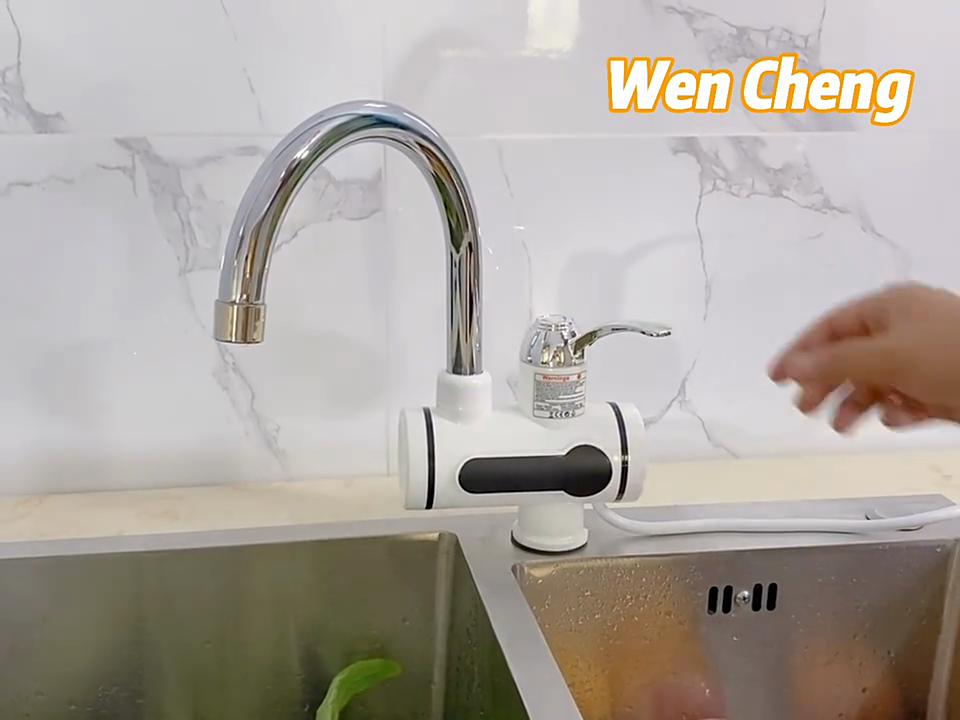 Neue Ankunft Heißer Wasserhahn Wasserhahn Küche Elektrische Wasserhahn Wasser Heizung mit Led Digital