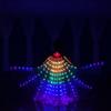 Halloween Cosplay Leuchtende Flügel Kinder Leuchtendes Kostüm Performance für Erwachsene LED Bauch Requisiten Flexibles Polyester