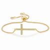 Cross Jewelry Adjustable Copper Zircon Stone Bracelet For Women Gift Travel Souvenir