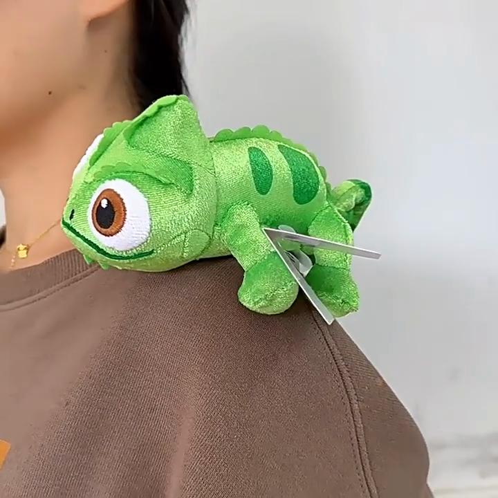15cm Pascal Rapunzel Chameleon Plush Doll Toy Pascal Stuffed Animals Plushier Doll Shoulder Plush Doll Toy Boys Girls Xmas Gift