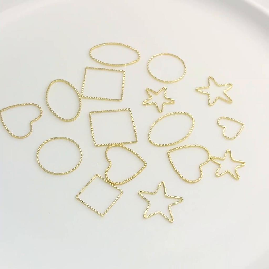 Copper Garnet Color Beads Fashion Charm Pendants for Earrings Necklace DIY Jewelry Making Accessories