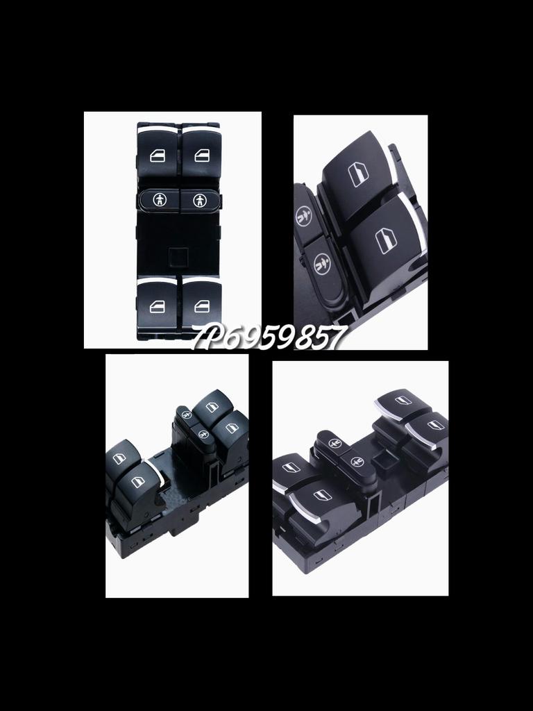 7P6959857 Window Switch Power Window Switch For VW Touareg Touran Sharan 2011-2017