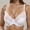 Dámská ponorná podprsenka Flora Krajka Sexy teplé spodní prádlo Tenká podprsenka s kosticí Košíčkové prádlo 34C-44C