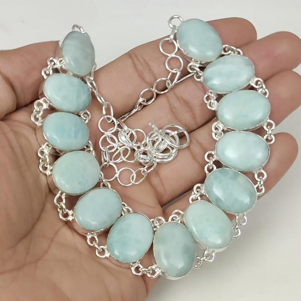 Natural Amazonite Gemstone Handmade 925 Sterling Silver Electroform Necklace, Amazonite Silver For Wife Unisex Pendant Gift For Mom