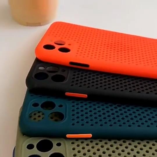 Breathable Cooling Soft Silicone Case For iPhone 14 13 12 11 Pro XS Max Mini X XR 6S 8 7 Plus Ultra-thin Heat Dissipation Cover
