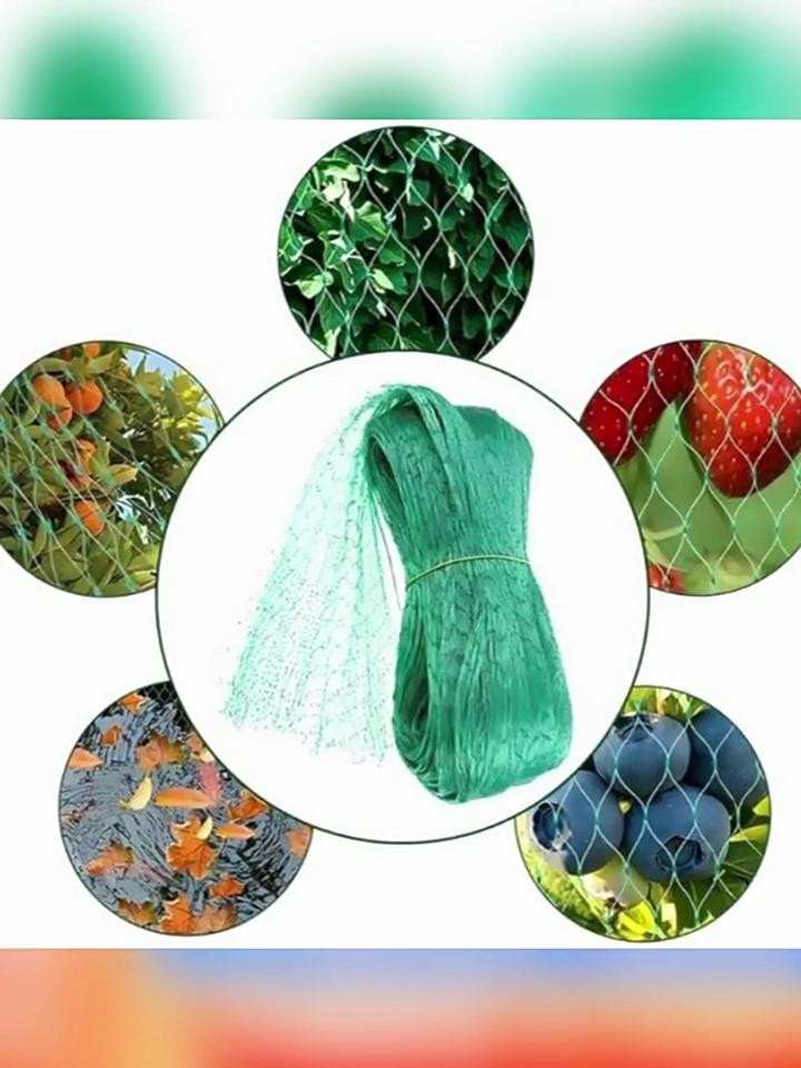 Garden Netting Green Woven Mesh Protect Plants Fruits Flowers Trees Stretch Fencing Durable Net Stops Birds Deer Animals