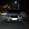 2 Buc Benzi LED Far Auto Super Luminoase Flexibile Impermeabile Instalare Ușoară Benzi LED Lumini de Zi cu Control prin Aplicație Accesorii Auto