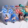 High-quality Genshin Impact Keychain Silicone Durable Anime-inspired Pendant