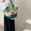 Yogodlns Summer Basket Straw Shoulder Bags for Women Rattan Travel Large Capacity Handmade Woven Beach Bag Female Shopper Totes Handbags