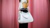 Soft Genuine Leather Gold Metal Handel Women's Shoulder Bags Ladies Shopping Handbags White Bag
