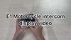 Motorcycle Handsfree Bluetooth Helmet Earphone Stereo Headset for Cell Phone GPS MP3 Music Speaker