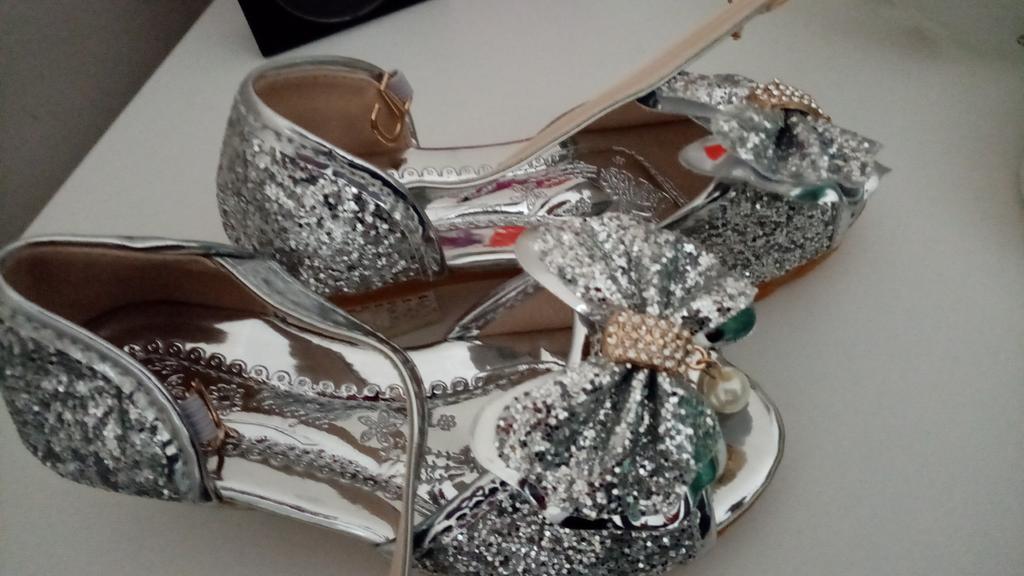 Scarpe Da Principessa Per Bambina – Eleganti, Brillanti, Con Suola Antiscivolo E Interno In Pile, Per Cerimonie E Feste