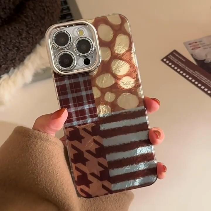Retro Colorful Leopard Print Phone Case Compatible and Suitable for iPhone 16 15 14 13/12/11promax /xsmax/xr 7/8plusSE