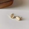 Natural Stone Stud Earrings for Women, Simple and Stylish.