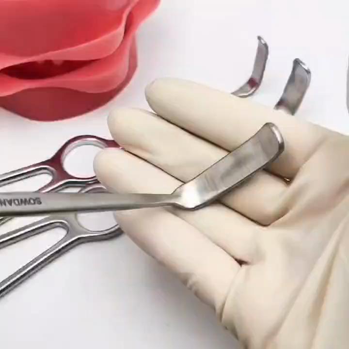 Dental Retractor Kinnvevskirurgi Retraktor Kocher-Langenbeck Retractor Kirurgiske instrumenter i rustfritt stål