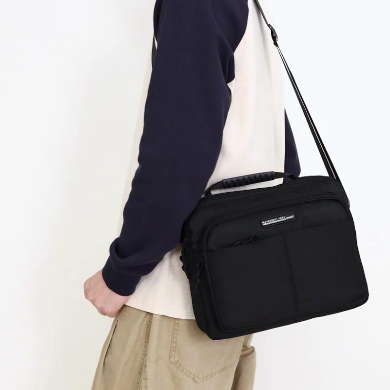 Men's Handbag Shoulder Bag Lightweight Waterproof Wear-Resistant Nylon Bag