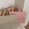 Laptop Bag Briefcase Women's Solid Color Tote Bag
